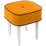 Квадратный мягкий пуф на белых ножках Winton Pouf Square варинант исполнения - 23 | Loft Concept в Воронеже
