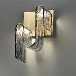 Бра волнистой формы из фактурного стекла Wave варинант исполнения - 3 | Loft Concept в Воронеже