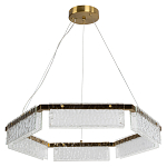 Светодиодная люстра с рельефным стеклом ICE GLASS 70 варинант исполнения - 2 | Loft Concept в Воронеже