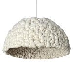 Вязаный подвесной светильник из шерсти Dome Wool Lamp  варинант исполнения - 6 | Loft Concept в Воронеже