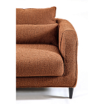 Диван в гостиную Portree Sofa Терракотовый букле варинант исполнения - 5 | Loft Concept в Воронеже
