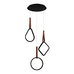 Подвесной светильник с геометрическими источниками света Geometric Architecture of Light варинант исполнения - 3 | Loft Concept в Воронеже