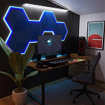 Гипсовая 3D панель с принтографией PM-52 варинант исполнения - 1 | Loft Concept в Воронеже