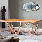 Обеденный стол прямоугольный с фигурными ножками G-table варинант исполнения - 2 | Loft Concept в Воронеже