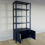 Стеллаж со стеклянными полками Elsa Dreams Blue варинант исполнения - 3 | Loft Concept в Воронеже