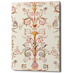 Постер на холсте с изображением ангела и растительных орнаментов Raffael Angel Poster варинант исполнения - 2 | Loft Concept в Воронеже