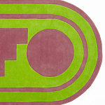 Дизайнерский ковер зеленый Poltronova Sofo Verosa Rug варинант исполнения - 7 | Loft Concept в Воронеже