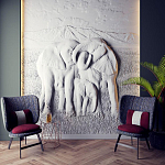 Барельеф ELEPHANTS варинант исполнения - 2 | Loft Concept в Воронеже