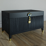 Большой дизайнерский Сундук Elsa Dreams Black варинант исполнения - 4 | Loft Concept в Воронеже