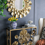 Ваза округлой формы с бело-синим цветочным орнаментом Blue & White Ornament  варинант исполнения - 4 | Loft Concept в Воронеже