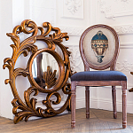 Зеркало настенное с рамой цвета античная бронза Classic Ornament Mirror варинант исполнения - 3 | Loft Concept в Воронеже