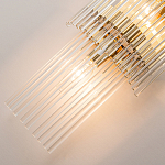 Бра с золотистым основанием и прозрачными трубками Nembus варинант исполнения - 4 | Loft Concept в Воронеже