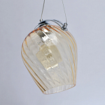 Подвесной светильник со стеклянном плафоном в форме бокала Kaleido варинант исполнения - 4 | Loft Concept в Воронеже