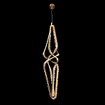 Подвесной светильник с декоративными элементами в виде кристаллов Smooth Shine варинант исполнения - 1 | Loft Concept в Воронеже