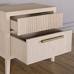 Прикроватная Тумбочка Primo с двумя ящиками Светлый дуб варинант исполнения - 6 | Loft Concept в Воронеже