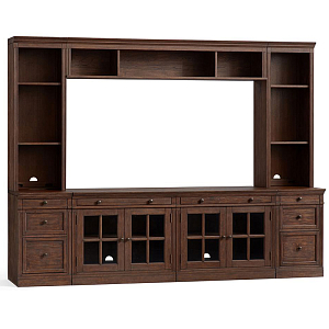 Шкаф-стеллаж Benjamin Glass Door