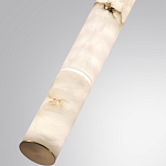 Подвесной светильник с плафоном в форме цилиндра из алебастра Cryptocrystalline Stone варинант исполнения - 5 | Loft Concept в Воронеже