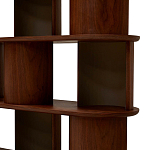 Стеллаж Zacharie Brown Wood Rack варинант исполнения - 4 | Loft Concept в Воронеже