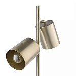 Настольная лампа золотистая на белом мраморном основании Streams of Light варинант исполнения - 4 | Loft Concept в Воронеже