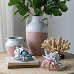 Статуэтка голубой рак с белой раковиной Marine Accessories варинант исполнения - 7 | Loft Concept в Воронеже