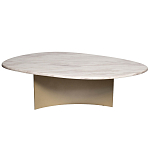 Стол журнальный овальный с контрастным основанием Subsequence варинант исполнения - 2 | Loft Concept в Воронеже