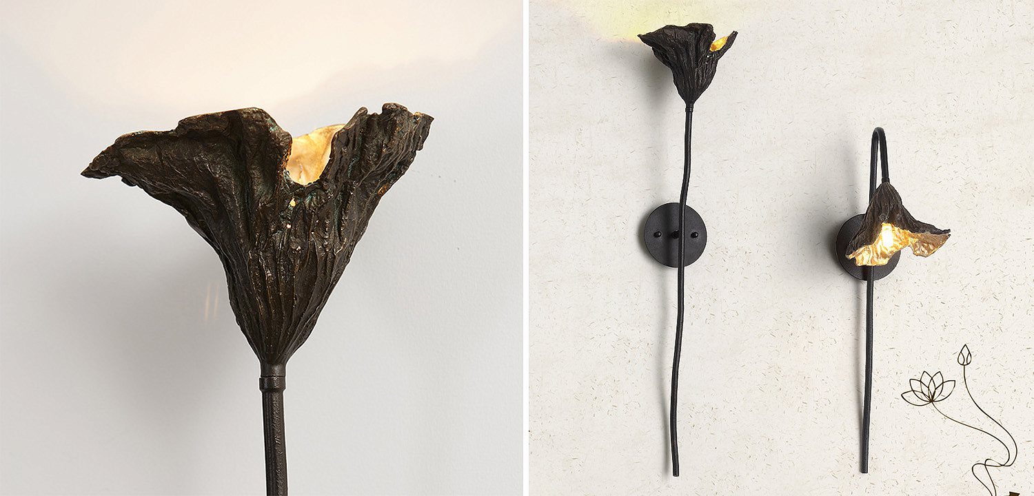 Настенный светильник Увядший Лотос Withering Lotus Lamp II Настенный светильник Увядший Лотос Withering Lotus Lamp II - Loft-Concept в Воронеже