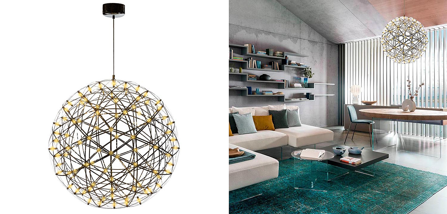 Люстра Moooi 3D Sphere Yellow lamp L Люстра Moooi 3D Sphere Yellow lamp L - Loft-Concept в Воронеже