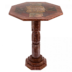 Кофейный стол из натуральных камней Лемезит и Яшма Natural Stone Tables варинант исполнения - 9 | Loft Concept в Воронеже