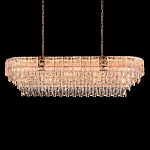 Люстра овальная с каскадом из прозрачного хрусталя Constant Sparks варинант исполнения - 1 | Loft Concept в Воронеже