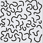 Плитка с узором Червячки варинант исполнения - 2 | Loft Concept в Воронеже