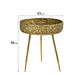 Столик дизайнерский Coth of gold варинант исполнения - 8 | Loft Concept в Воронеже