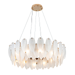 Люстра Mont Saint-Michel Золотая с Рельефным Стеклом варинант исполнения - 1 | Loft Concept в Воронеже