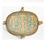 Чаша с орнаментом на ножках в виде бронзовых ангелов Eden Garden варинант исполнения - 4 | Loft Concept в Воронеже