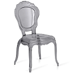 Прозрачный стул серый LOUIS GHOST CHAIR Grey варинант исполнения - 1 | Loft Concept в Воронеже