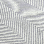 Плед из шерсти мериноса серого цвета 130×180 см Gray Waves варинант исполнения - 3 | Loft Concept в Воронеже