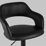 Барный стул черного цвета Strohach варинант исполнения - 7 | Loft Concept в Воронеже