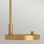 Настольная лампа с конусообразным плафоном и внутренней частью золотого цвета Alora Mood варинант исполнения - 7 | Loft Concept в Воронеже