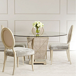 Стол обеденный круглый на зеркальном основании Spectacular Table варинант исполнения - 1 | Loft Concept в Воронеже