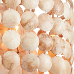 Люстра с каскадом из круглых декоративных элементов Texture Discs варинант исполнения - 1 | Loft Concept в Воронеже