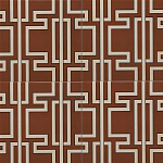 Дизайнерская плитка с узором Лабиринт варинант исполнения - 1 | Loft Concept в Воронеже