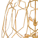 Люстра овальная с переплетенными ромбами Large Scale Artwork варинант исполнения - 1 | Loft Concept в Воронеже