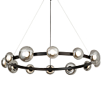 Светодиодная кольцевая люстра IONA Сhandelier black варинант исполнения - 3 | Loft Concept в Воронеже