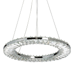 Люстра круглая с прозрачной хрустальной рамкой Maude Crystal Light варинант исполнения - 1 | Loft Concept в Воронеже