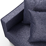 Мебельная ткань Шенилл синий цвет 138 см T4-33 варинант исполнения - 2 | Loft Concept в Воронеже