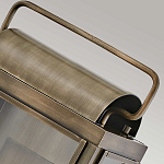 Настенный фонарь прямоугольной формы цвета состаренная латунь с двумя лампами Hinkley варинант исполнения - 4 | Loft Concept в Воронеже