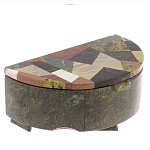 Шкатулка с зеркалом из натуральных камней Stone Casket варинант исполнения - 2 | Loft Concept в Воронеже