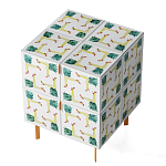 Тумба  с рисунком Short Pina Colada Orange варинант исполнения - 2 | Loft Concept в Воронеже