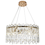 Круглая люстра с хрустальными подвесками Roul Crystal Round Chandelier варинант исполнения - 4 | Loft Concept в Воронеже