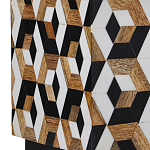 Настольная лампа с фигурным узором и трапециевидным абажуром Сonundrum варинант исполнения - 1 | Loft Concept в Воронеже