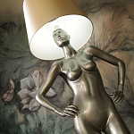 Лампа MANNEQUIN LAMP с абажуром руки на талии варинант исполнения - 9 | Loft Concept в Воронеже